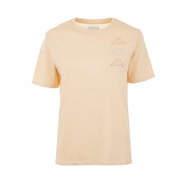 T-shirt med kortärm Dam Kappa Kemilia Beige