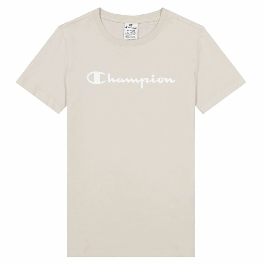 T-shirt med kortärm Dam Champion Big Script Logo Vit