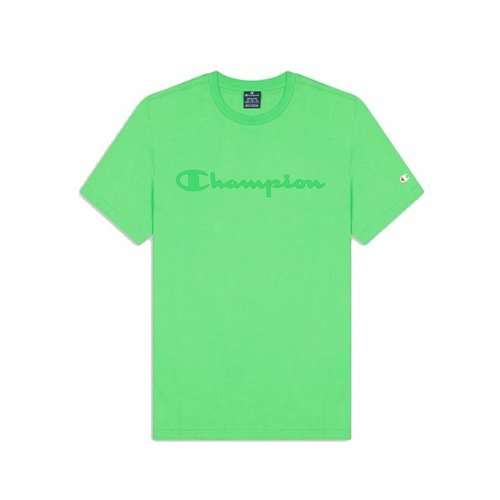 T-shirt med kortärm Herr Champion Crewneck Grön