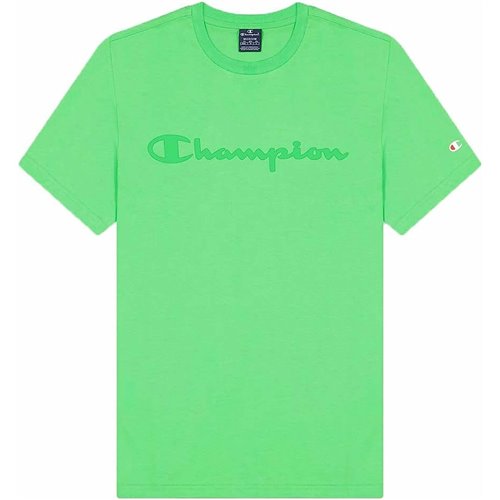 T-shirt med kortärm Herr Champion Crewneck Grön