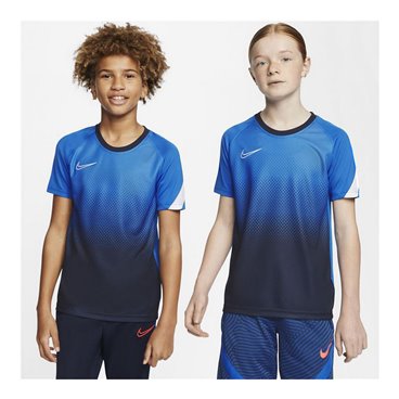 Kortärmad fotbollströja, Barn Nike  Dri-FIT Academy Blå