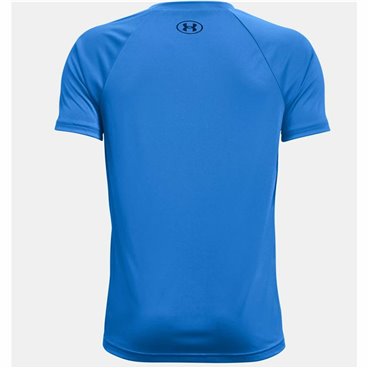 T-shirt med kortärm Barn Under Armour Tech Hybrid Blå