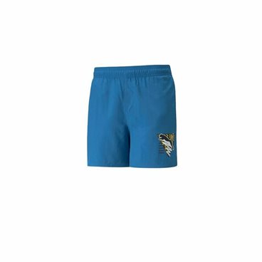 Sportshorts för män Puma Summer Cat Graphic Vallarta Blå