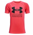 Under Armour 儿童科技混合红色短袖 T 恤