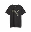 Barn T-shirt med kortärm Puma Active Sports Graphic Svart