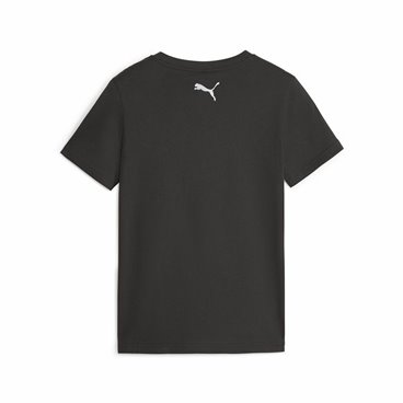 Barn T-shirt med kortärm Puma Active Sports Graphic Svart