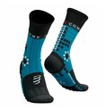 Sportstrumpor Compressport Pro Racing Svart/Blå Svart