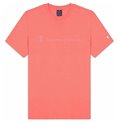 T-shirt med kortärm Herr Champion Crewneck Rosa