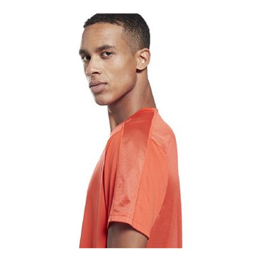 T-shirt med kortärm Herr Reebok Workout Ready Tech Orange