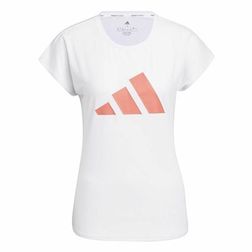 Adidas 女式训练短袖 T 恤 3B 白色