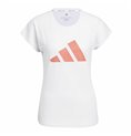 Adidas 女式训练短袖 T 恤 3B 白色