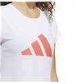 T-shirt med kortärm Dam Adidas Training 3B Vit