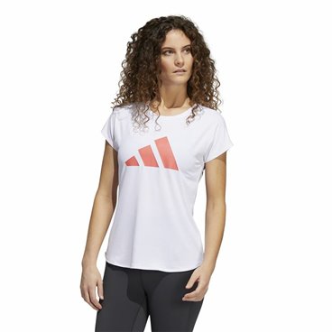 T-shirt med kortärm Dam Adidas Training 3B Vit