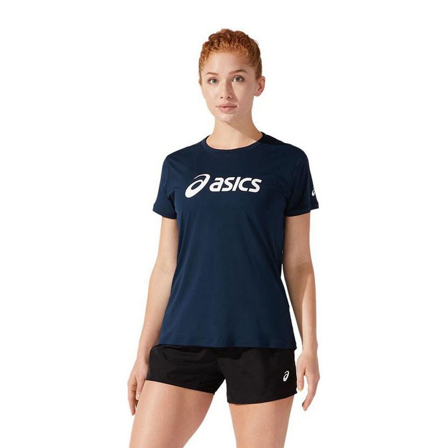 T-shirt med kortärm Dam Asics Core Marinblå