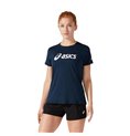 T-shirt med kortärm Dam Asics Core Marinblå