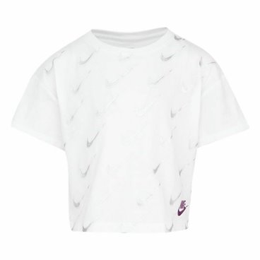 Barn T-shirt med kortärm Nike Sb Icon Vit