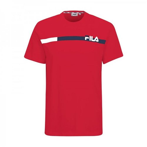 T-shirt med kortärm Herr Fila  FAM0428 30002 Röd