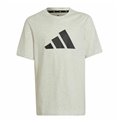 Barn T-shirt med kortärm Adidas Future Icons Grå