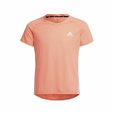 Barn T-shirt med kortärm Adidas Aeroready Three Stripes Lax