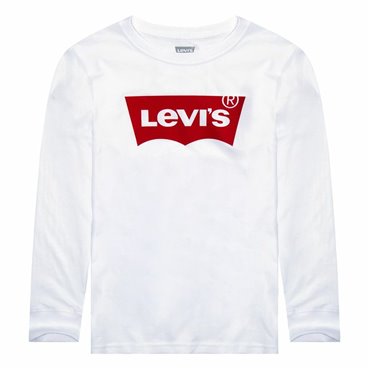 Långärmad t-shirt, Barn Levi's Batwing Vit