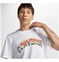 T-shirt med kortärm Herr Converse Mirror Vit