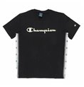 T-shirt med kortärm Herr Champion Crewneck Svart