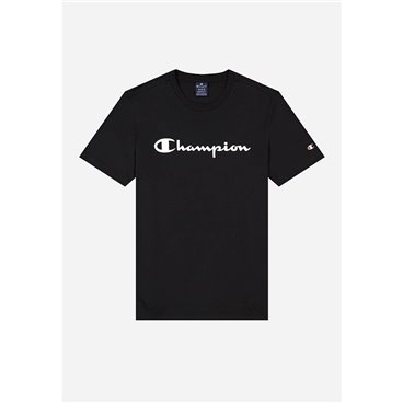 T-shirt med kortärm Herr Champion Crewneck Svart