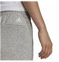 Adidas 灰色 Essentials 修身标志女士运动短裤