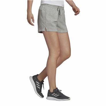 Sportshorts för kvinnor Adidas Essentials Slim Logo Grå