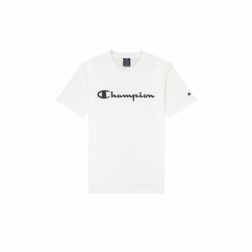 T-shirt med kortärm Herr Champion Crewneck Vit