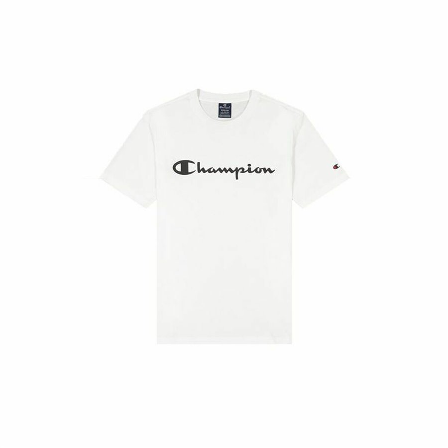 T-shirt med kortärm Herr Champion Crewneck Vit