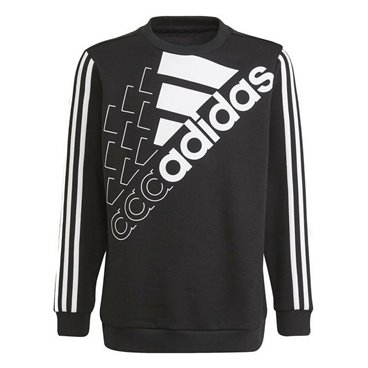 Adidas 儿童基本款徽标 K 黑色运动服