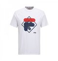 T-shirt med kortärm Herr Fila  FAM0447 10001 Vit