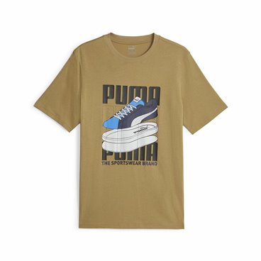 T-shirt med kortärm Herr Puma Graphiccs Sneaker Brun