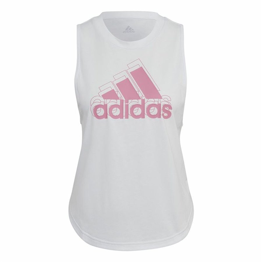 Adidas 女式无袖运动衫 AEROREADY Racerback 白色