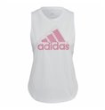 Adidas 女式无袖运动衫 AEROREADY Racerback 白色