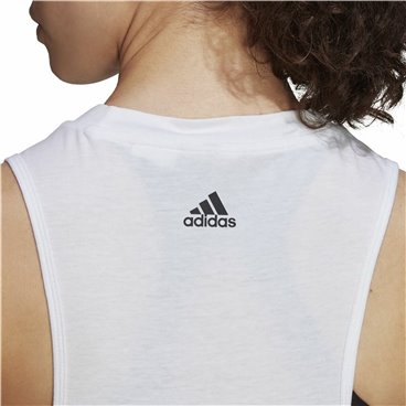 Ärmlös sporttröja Dam Adidas AEROREADY Racerback  Vit