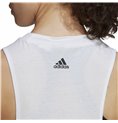 Ärmlös sporttröja Dam Adidas AEROREADY Racerback  Vit