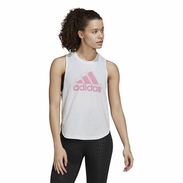 Ärmlös sporttröja Dam Adidas AEROREADY Racerback  Vit