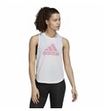 Adidas 女式无袖运动衫 AEROREADY Racerback 白色