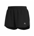 Sportshorts för kvinnor Adidas Run Short SMU Svart 4"