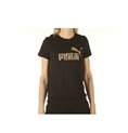 Puma 黑色图案女式短袖 T 恤