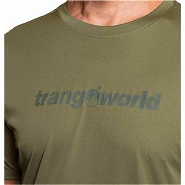 T-shirt med kortärm Herr Trangoworld Cajo Th Grön Oliv