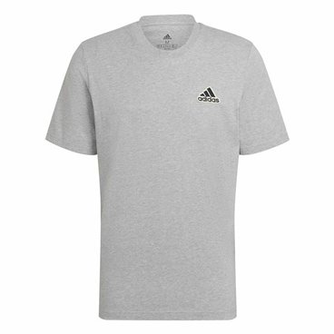 Adidas 灰色 Essentials Feelcomfy 男士短袖 T 恤