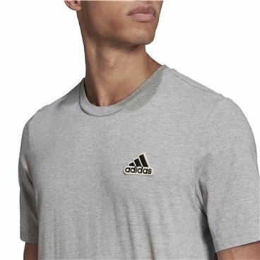 T-shirt med kortärm Herr Adidas Essentials Feelcomfy Grå