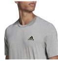 Adidas 灰色 Essentials Feelcomfy 男士短袖 T 恤