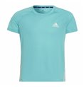 Barn T-shirt med kortärm Adidas Aeroready Three Stripes Aquamarine