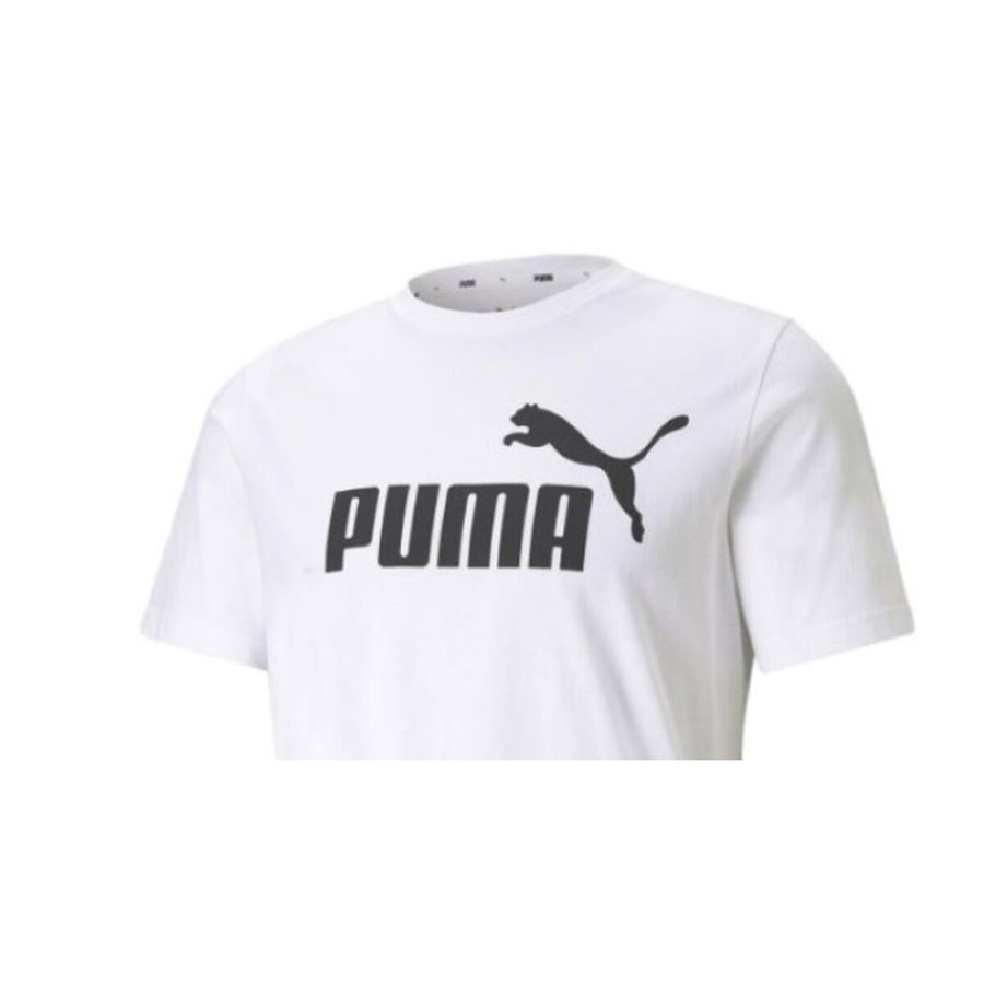 Puma 男士短袖T恤 ESS LOGO TEE 586666 02 白色