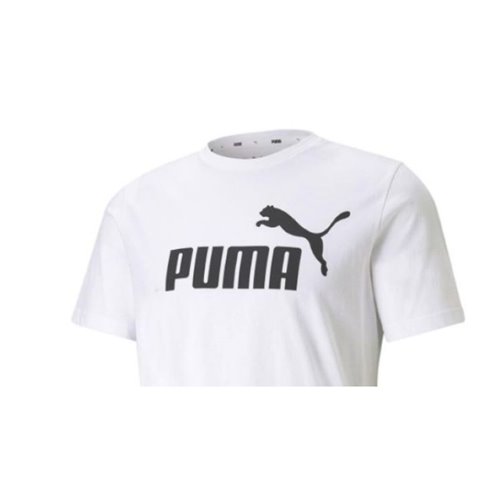 T-shirt med kortärm Herr Puma ESS LOGO TEE 586666 02 Vit