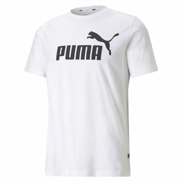 T-shirt med kortärm Herr Puma ESS LOGO TEE 586666 02 Vit